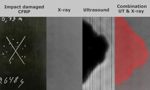 Ispezione ad ultrasuoni ad aria compressa